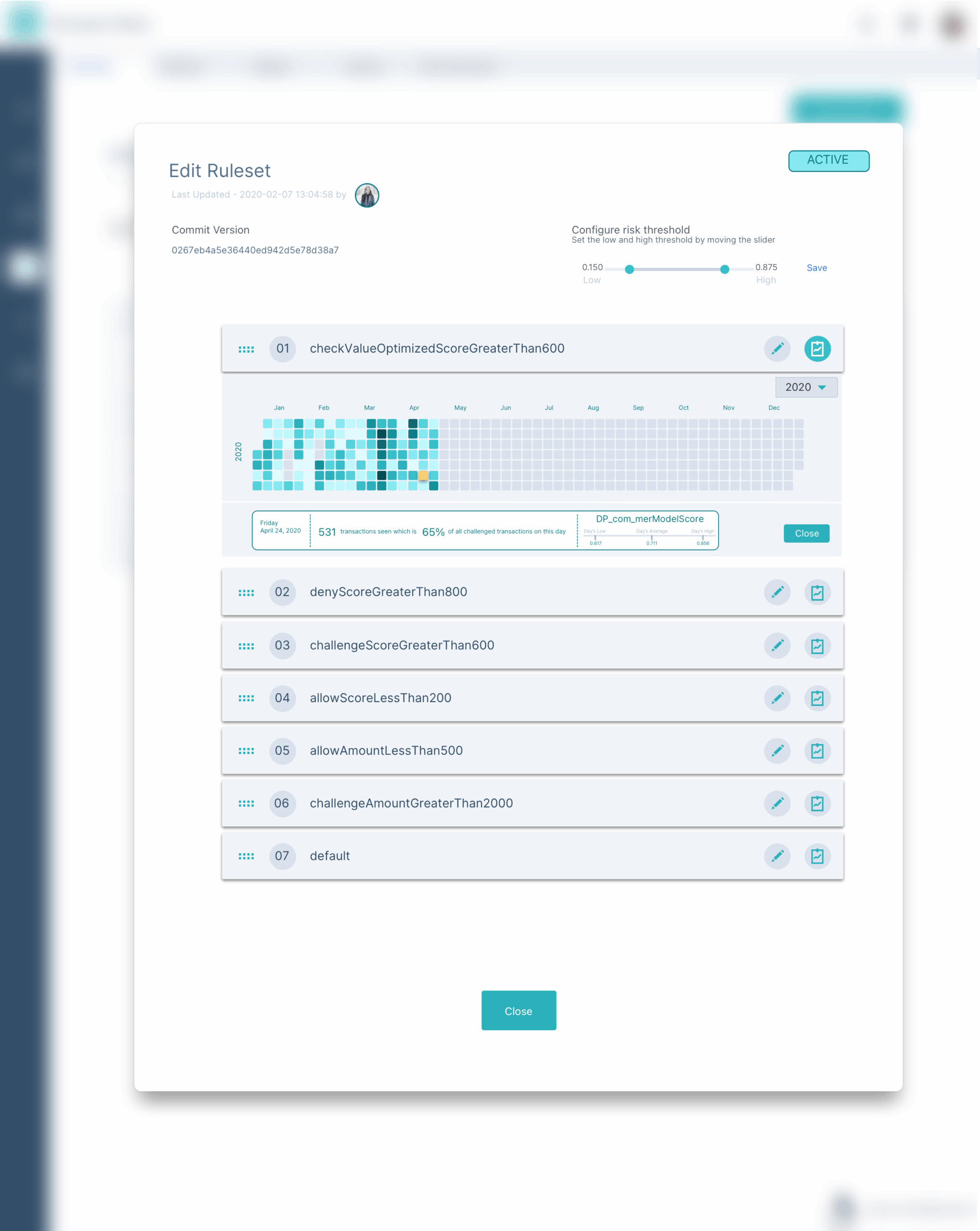 Ruleset – Rule Performance